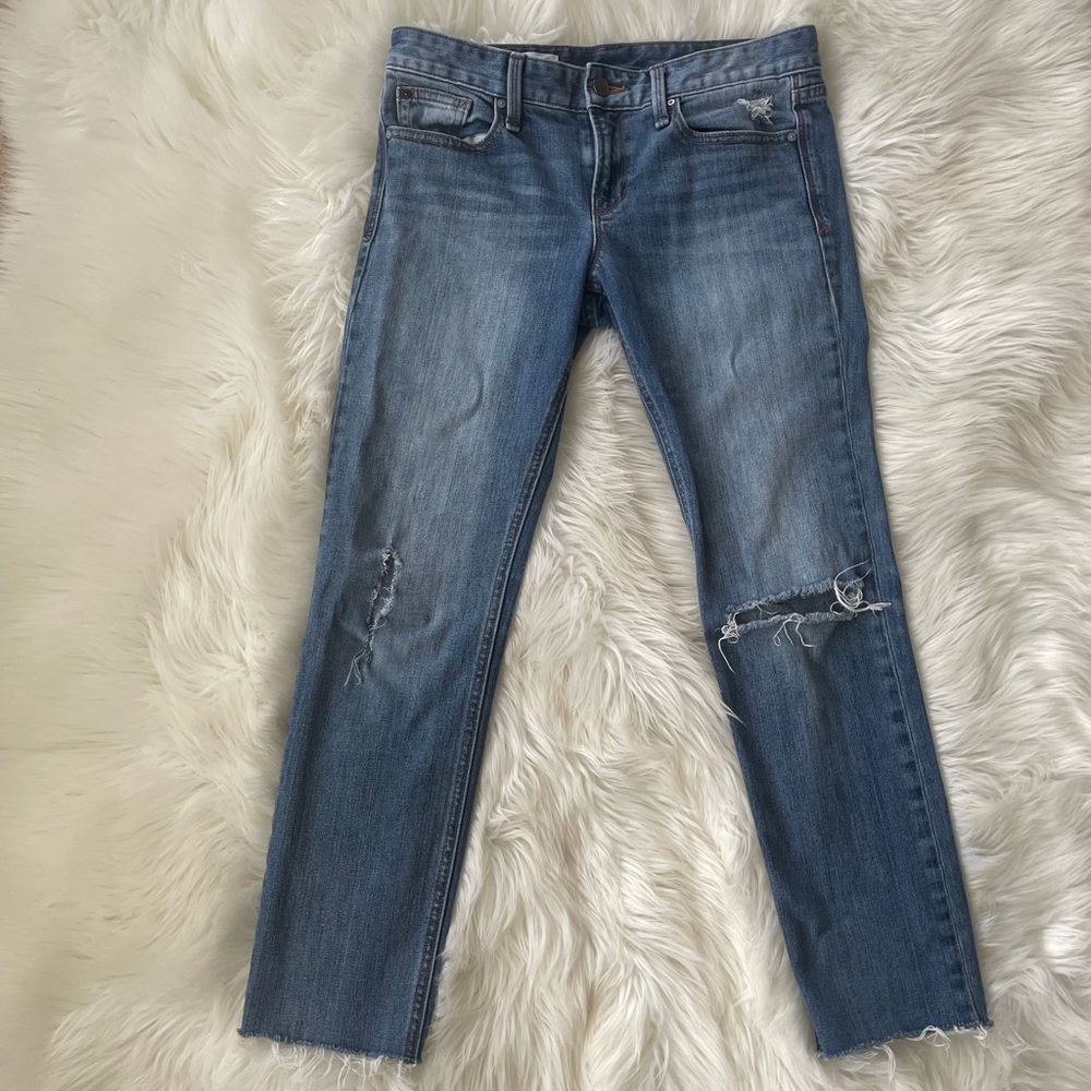 Gap jeans with raw hem